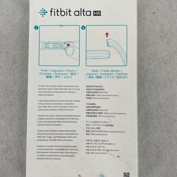 FITBIT Alta Alta HR Classic Accessory Band Bracelet Classic Size: Large Magenta - Picture 6 of 6